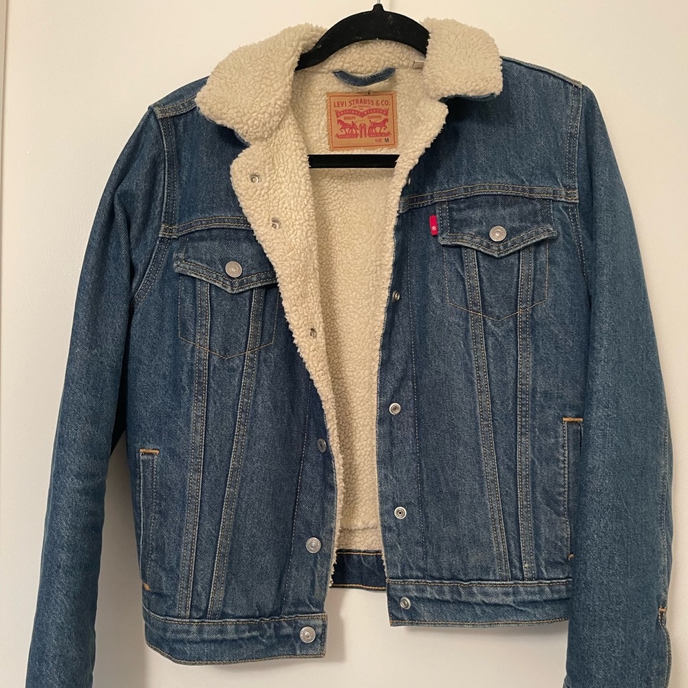 LEVI Denim Sherpa Jacket